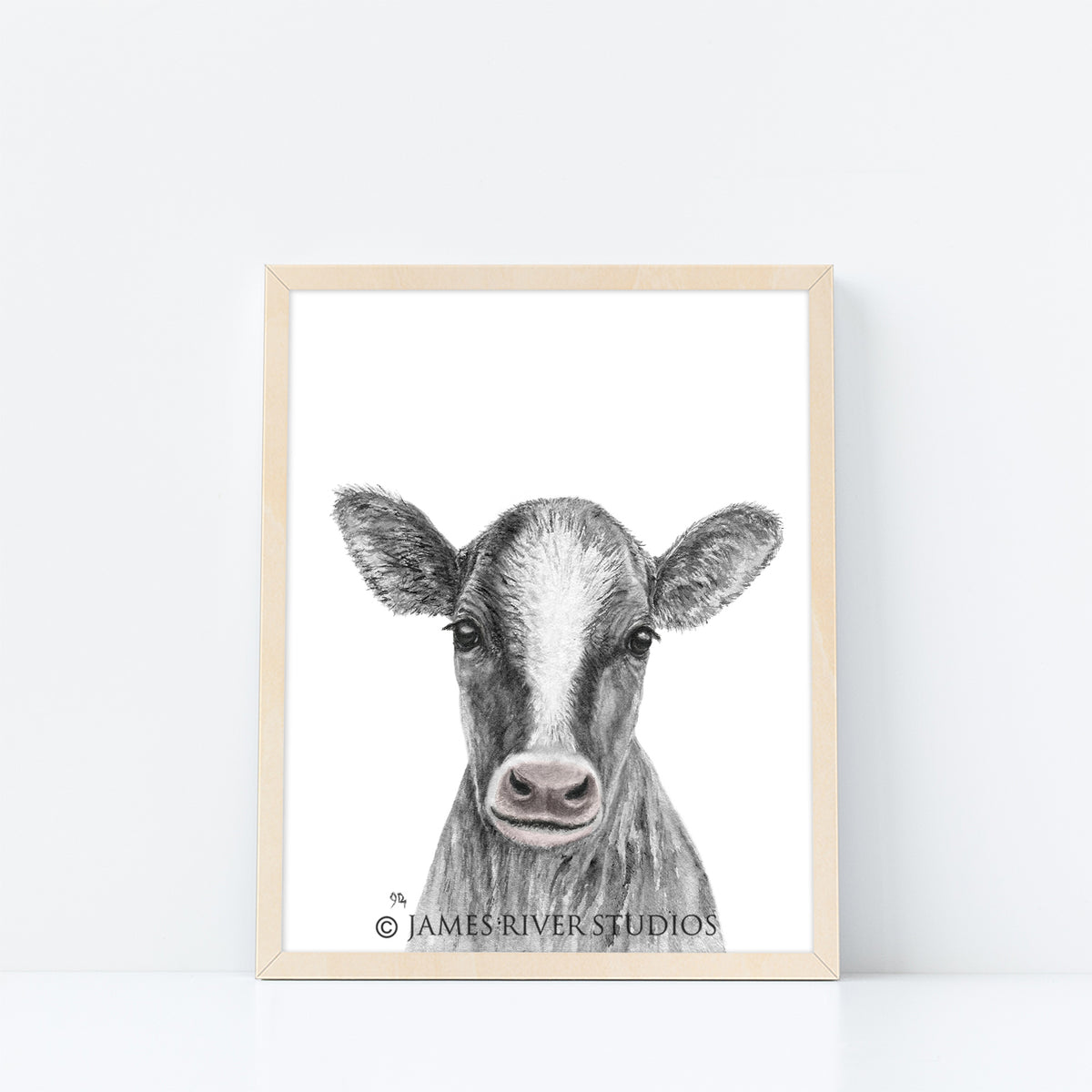 Farm Animal Portrait Print Set 6