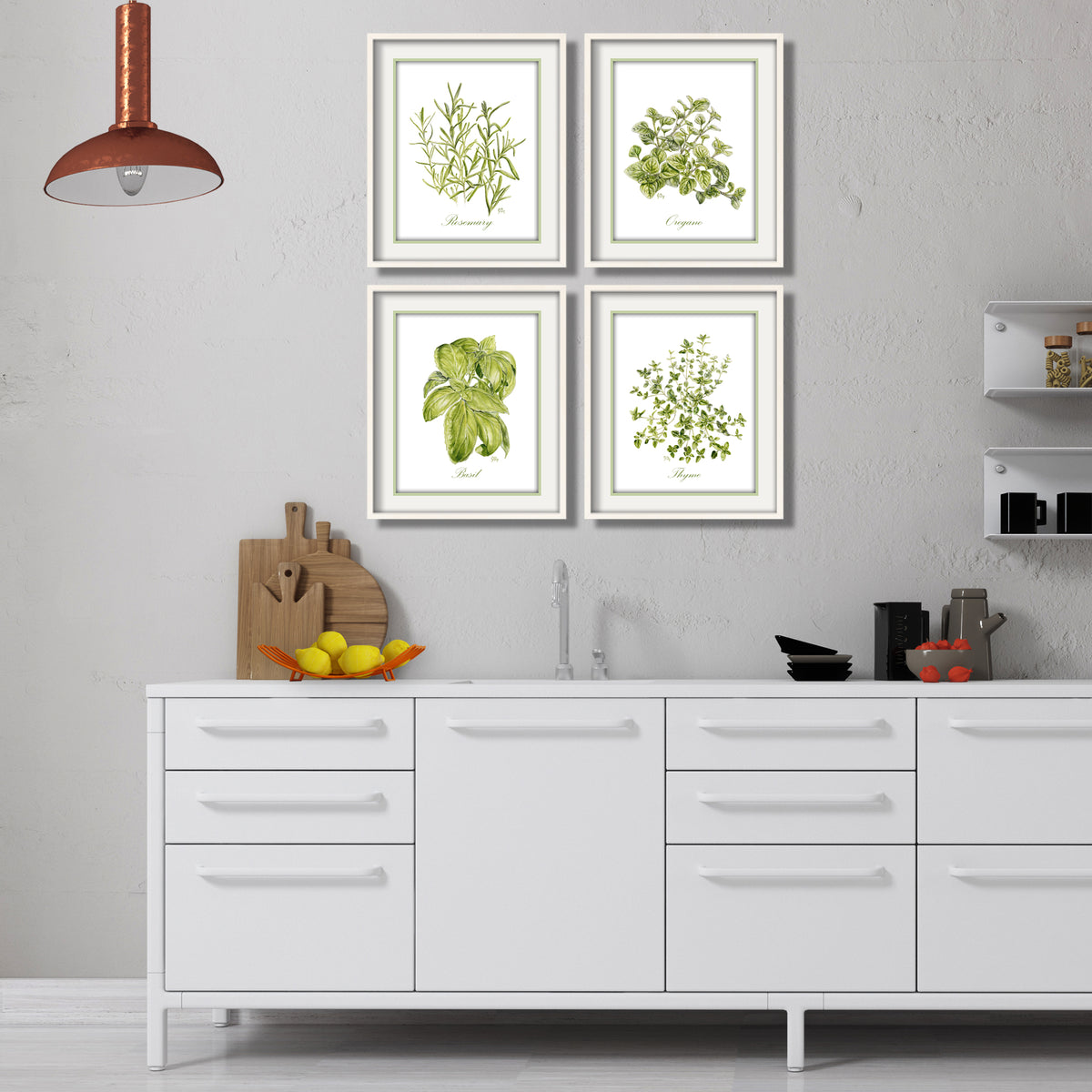 Herb Prints Set of 4