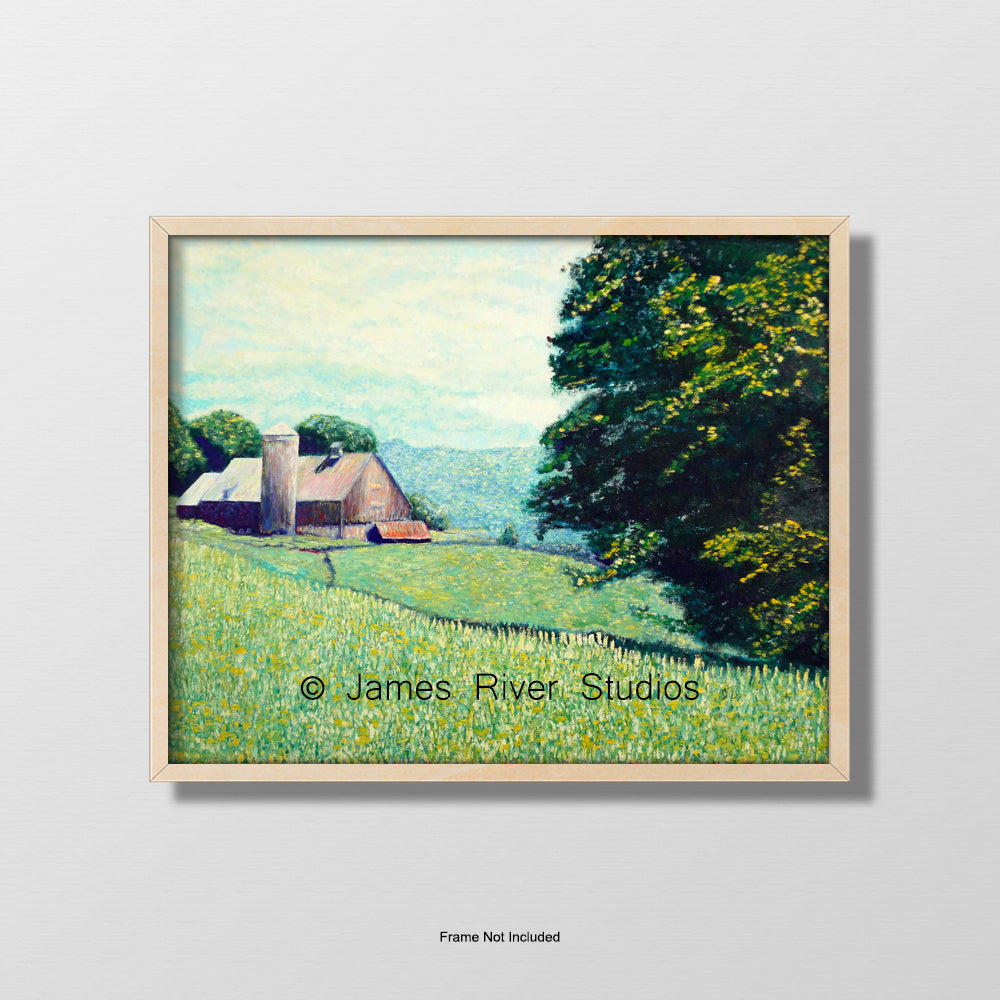 Barn Landscape Print