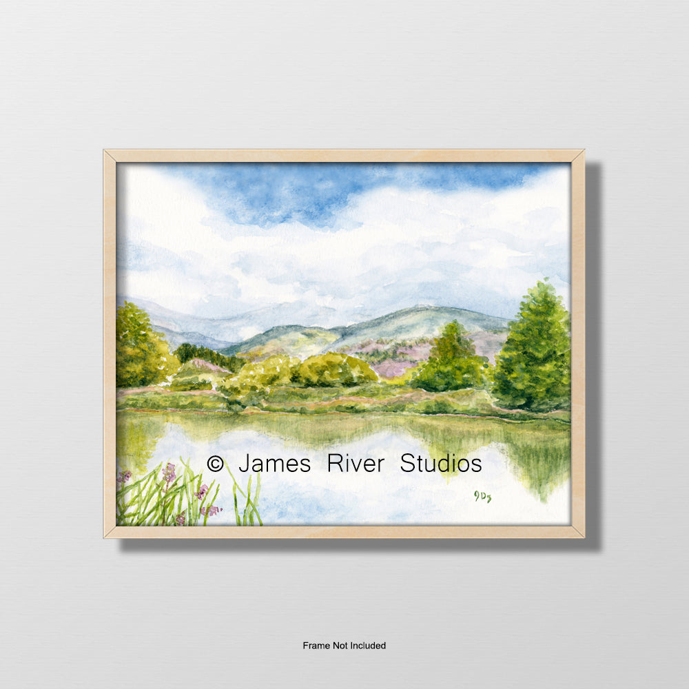 Scenic Country Landscape Prints Set of 4