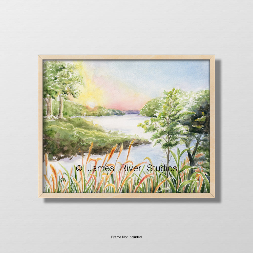 Scenic Country Landscape Prints Set of 2