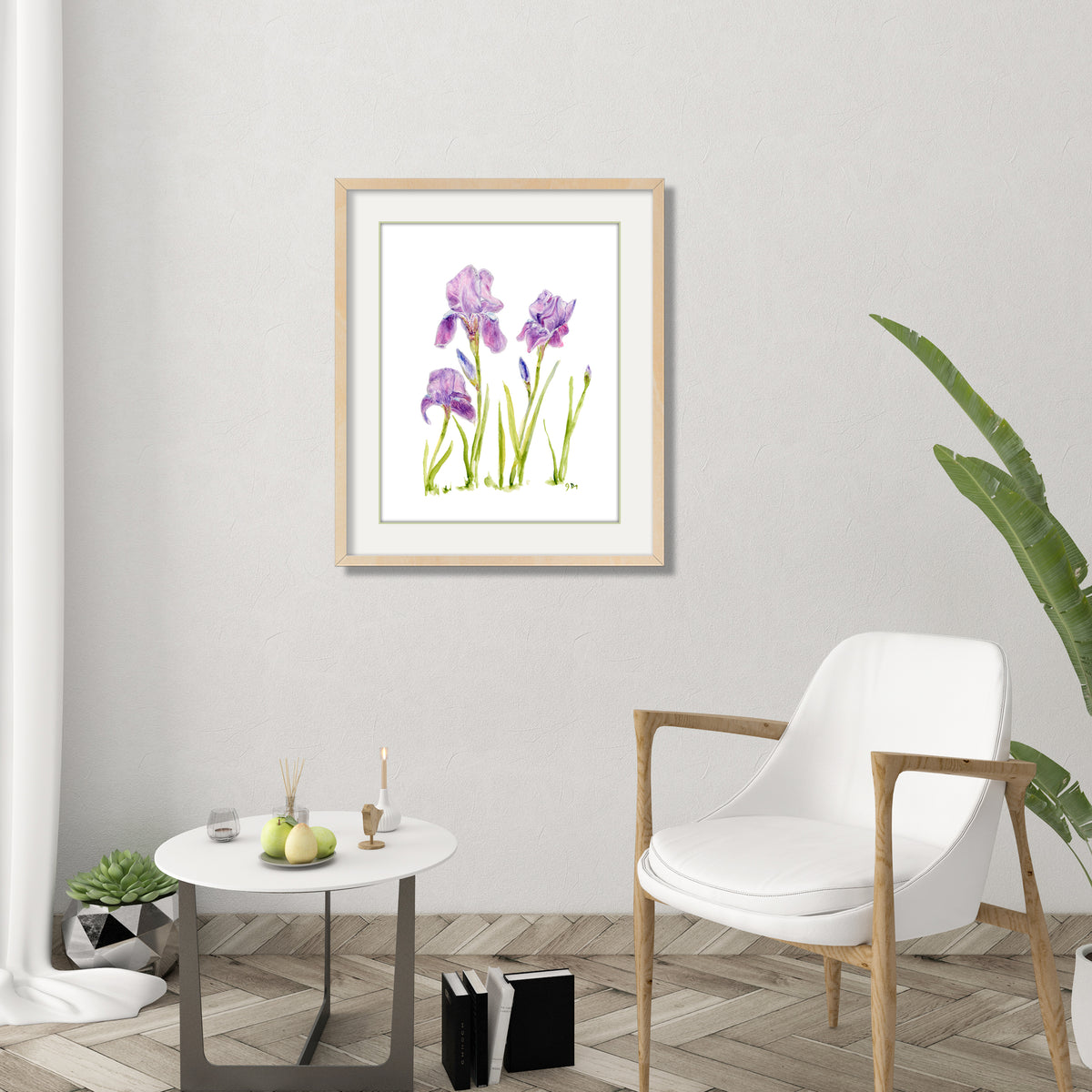 Irises #2 Flower Print