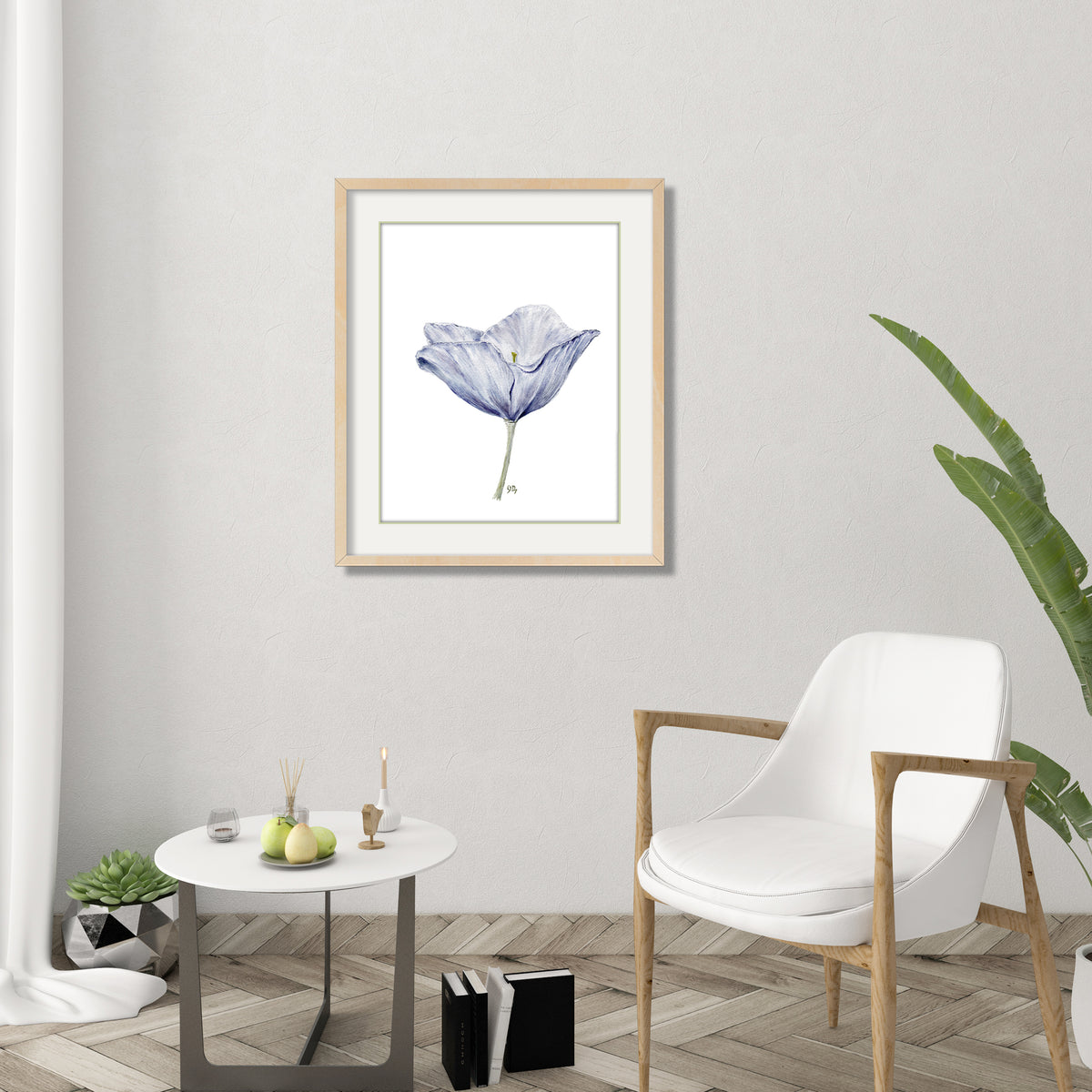 Blue Poppy #1 Print
