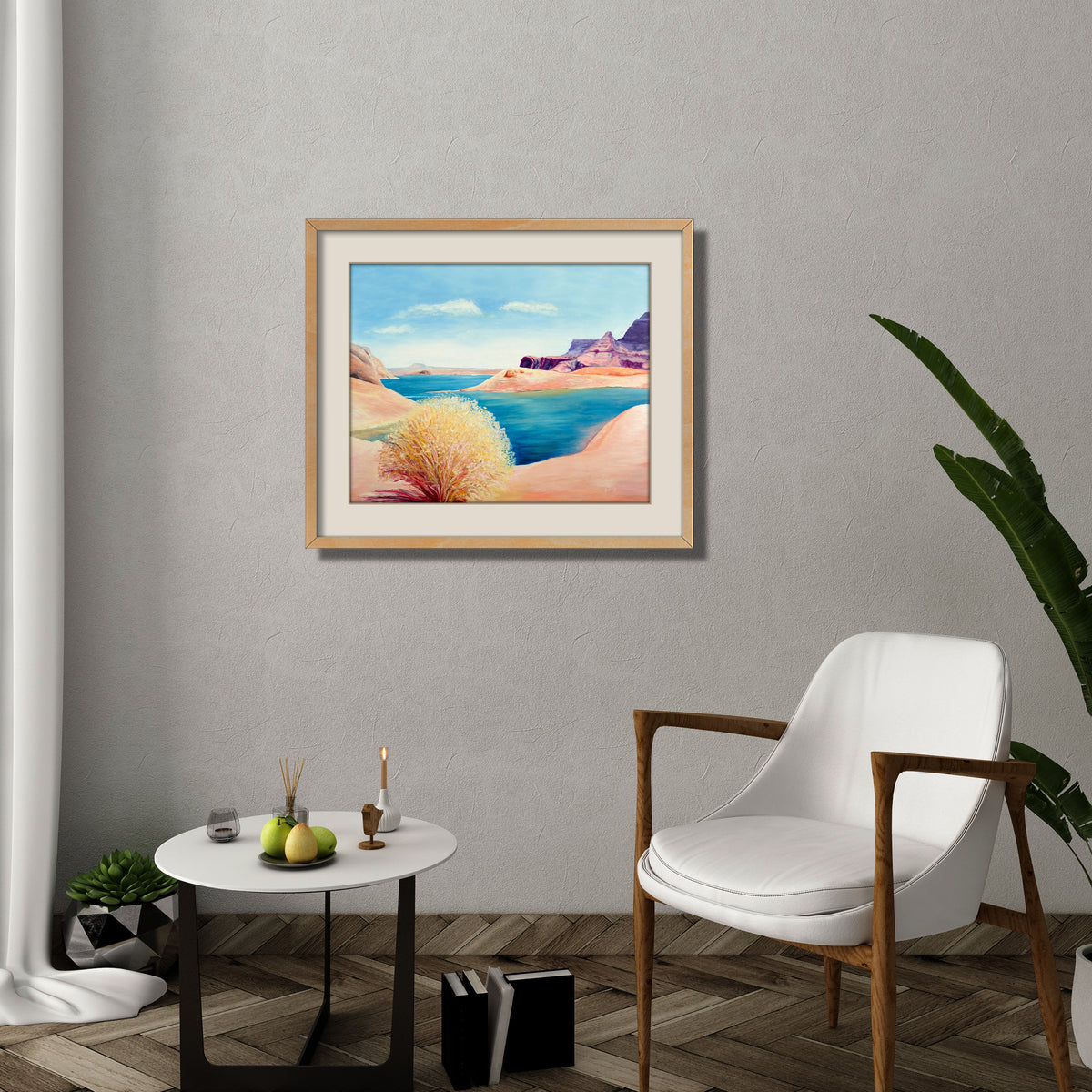 Desert Lake Landscape Print