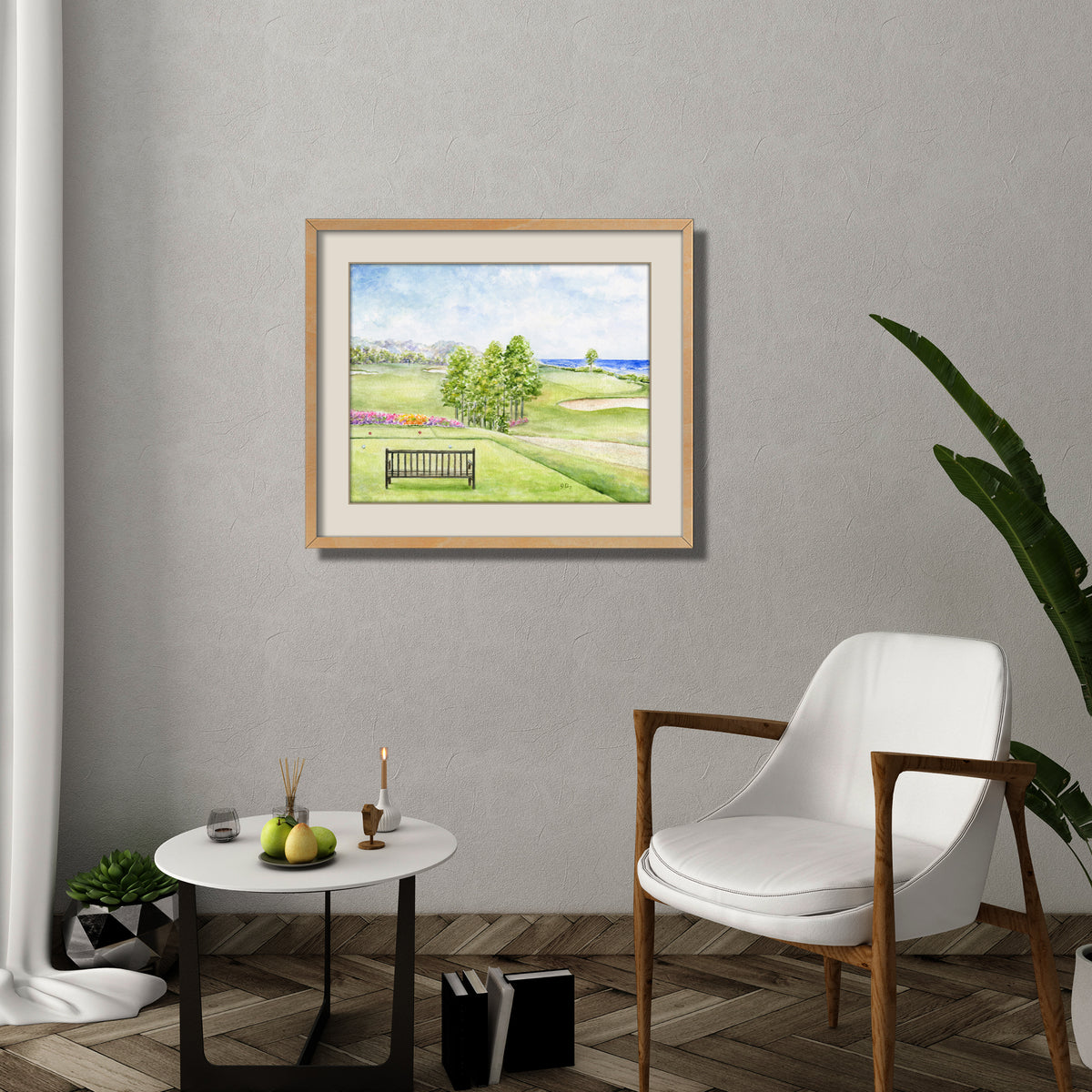 Golf Landscape Print