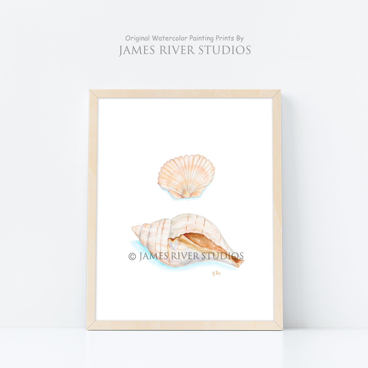 Coastal Beach Ocean &amp; Tropical Prints Set of 4