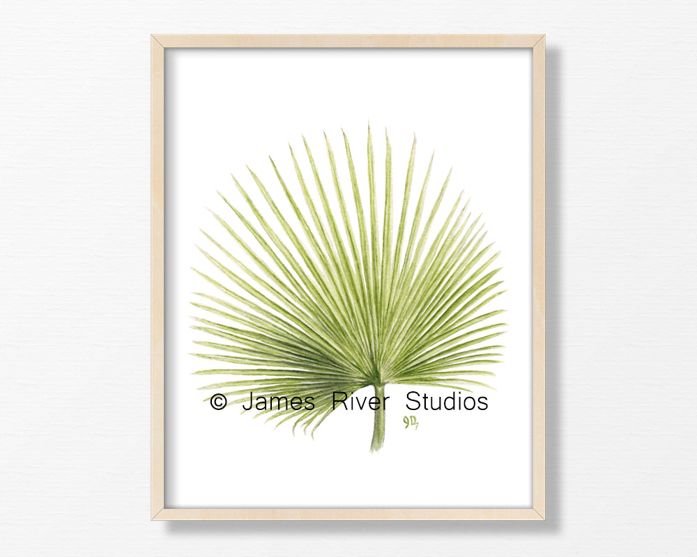 Tropical Leaf Prints Set of 4