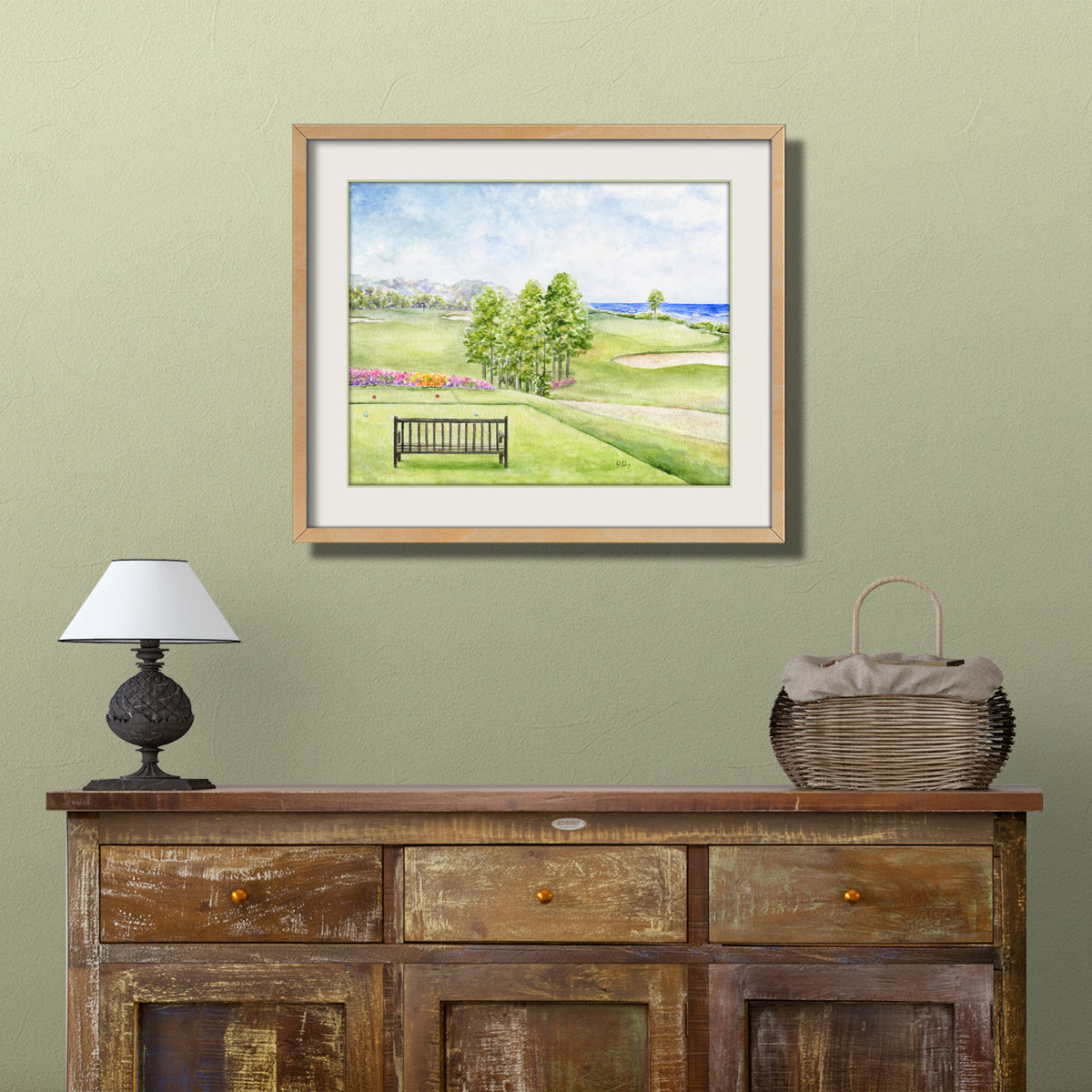 Golf Landscape Print