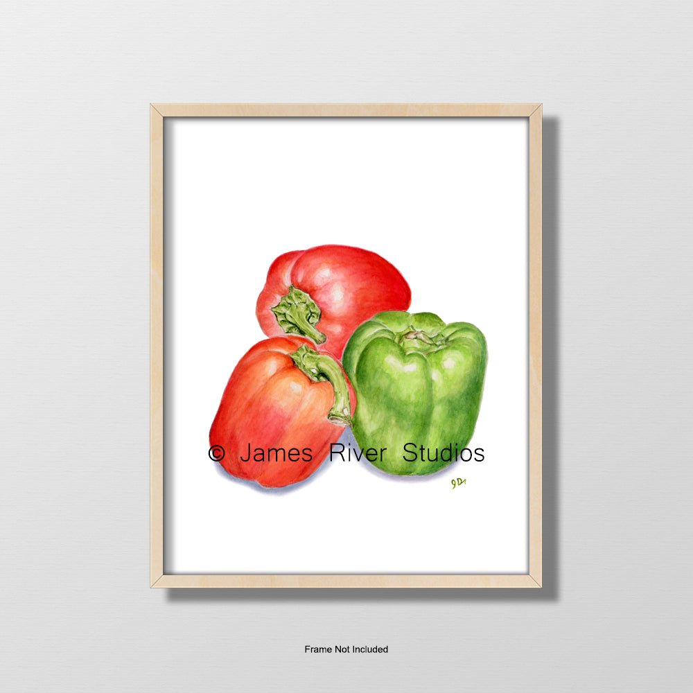 Fruit and Vegetable Prints Set of 6