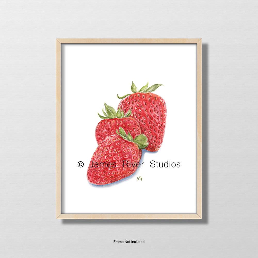 Fruit and Vegetable Prints Set of 4