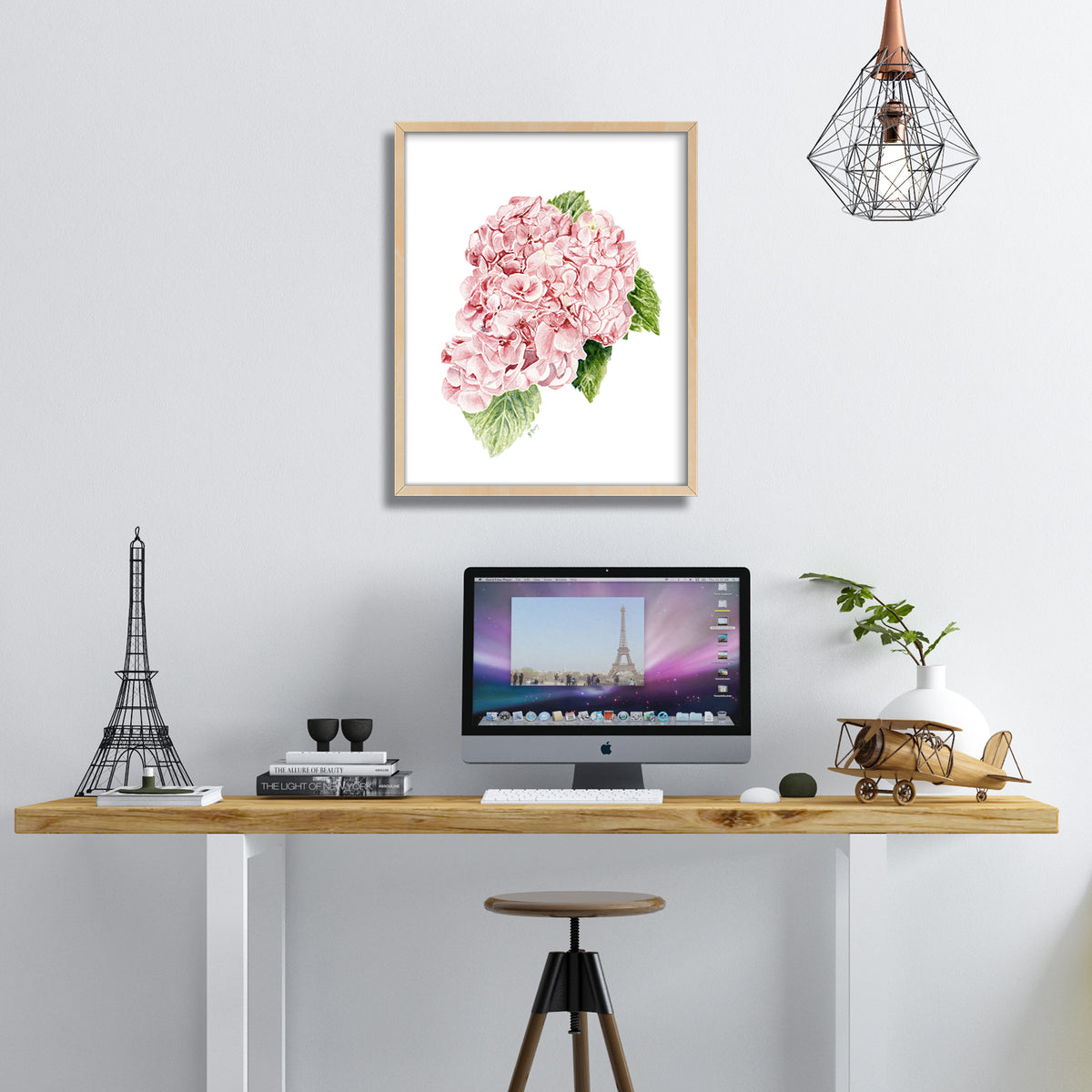 Hydrangea Floral Print