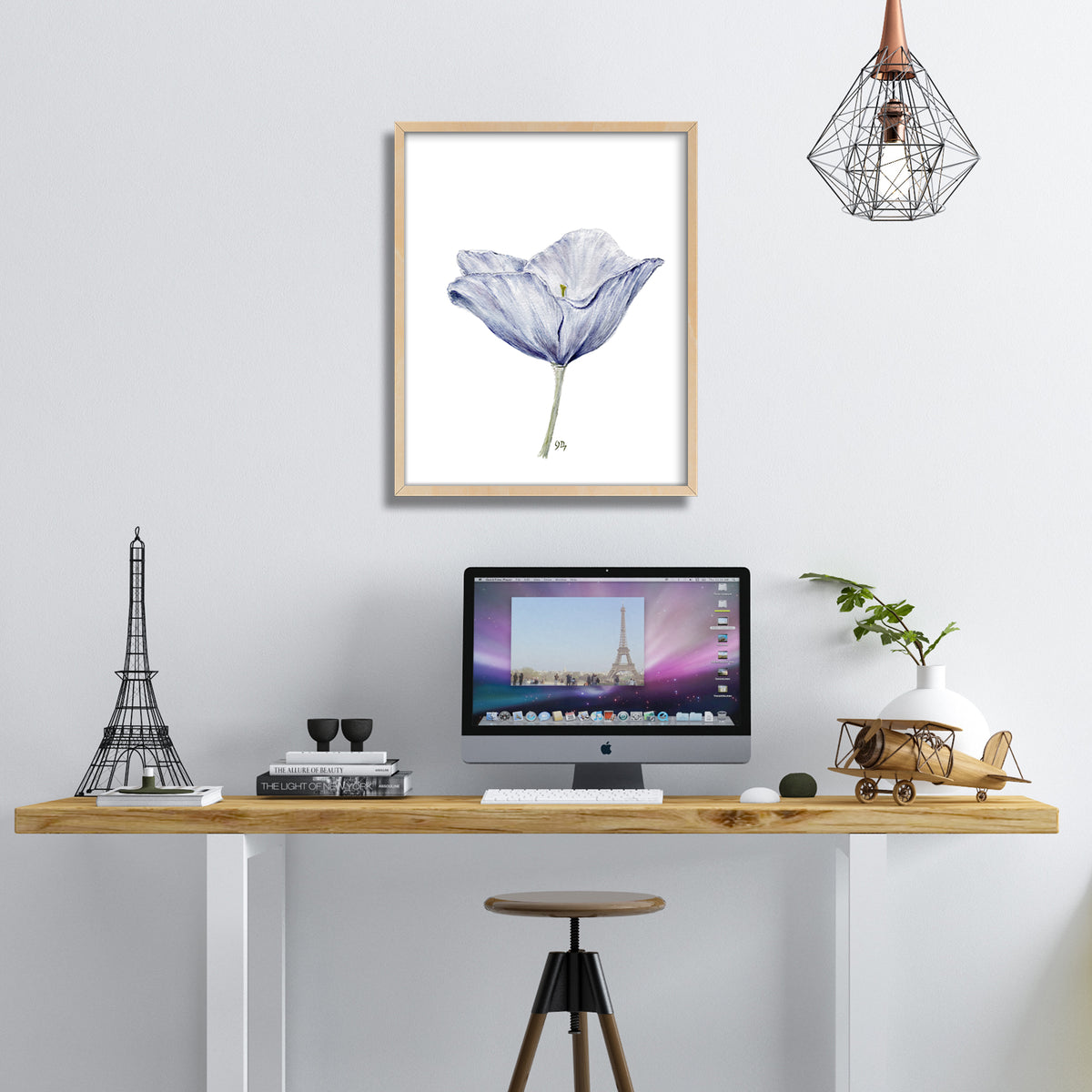 Blue Poppy #1 Print