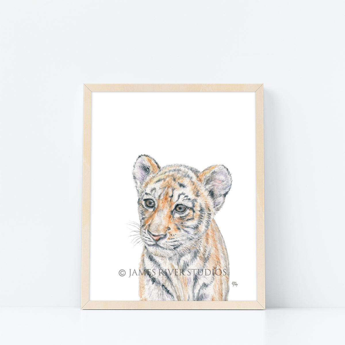 Safari Animal Portrait Print Set 6