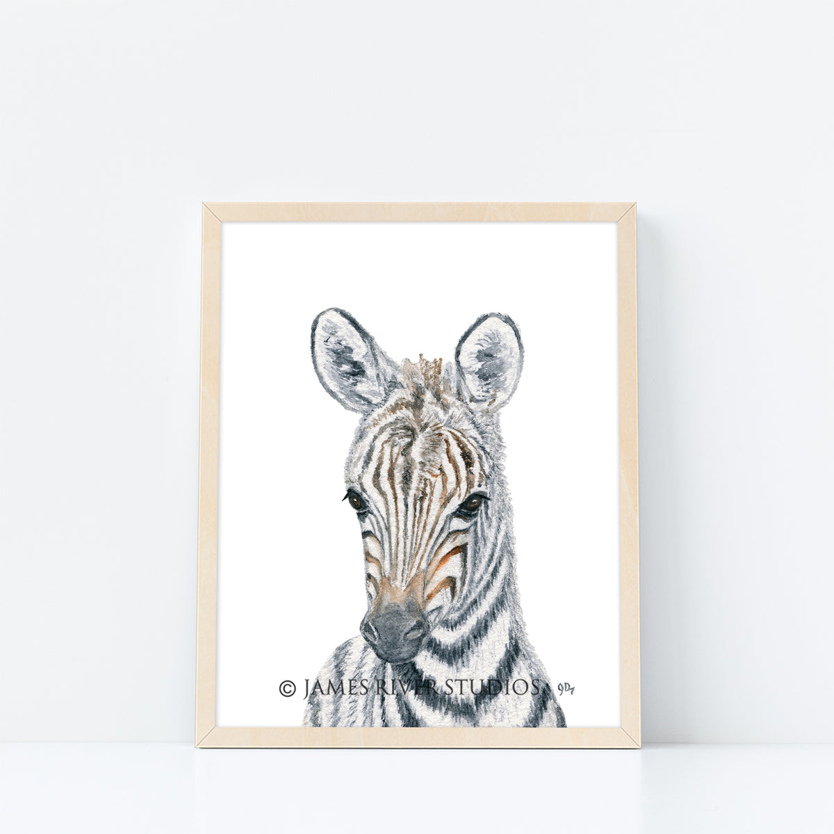 Safari Animal Portrait Print Set 6