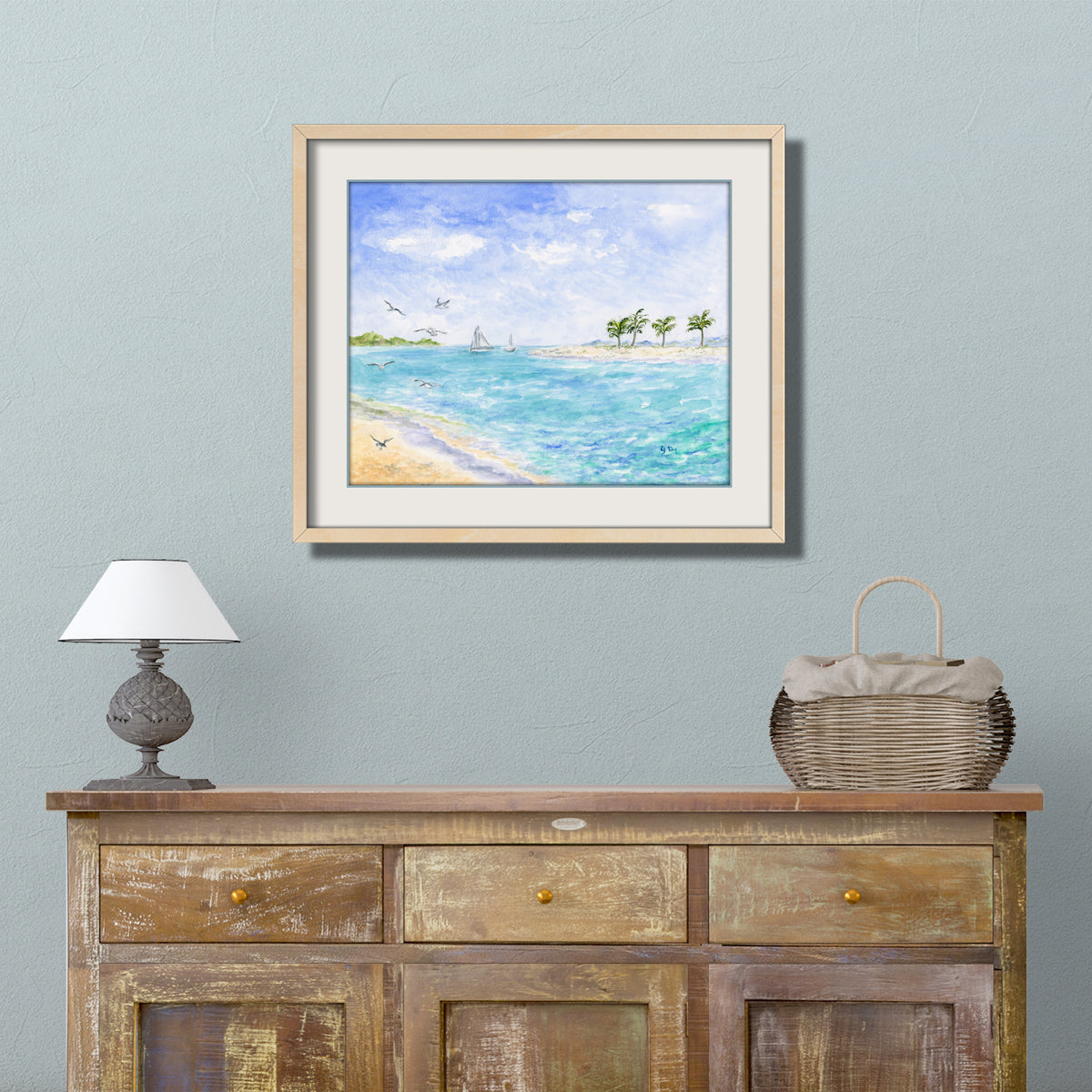 Tropical Seascape Print