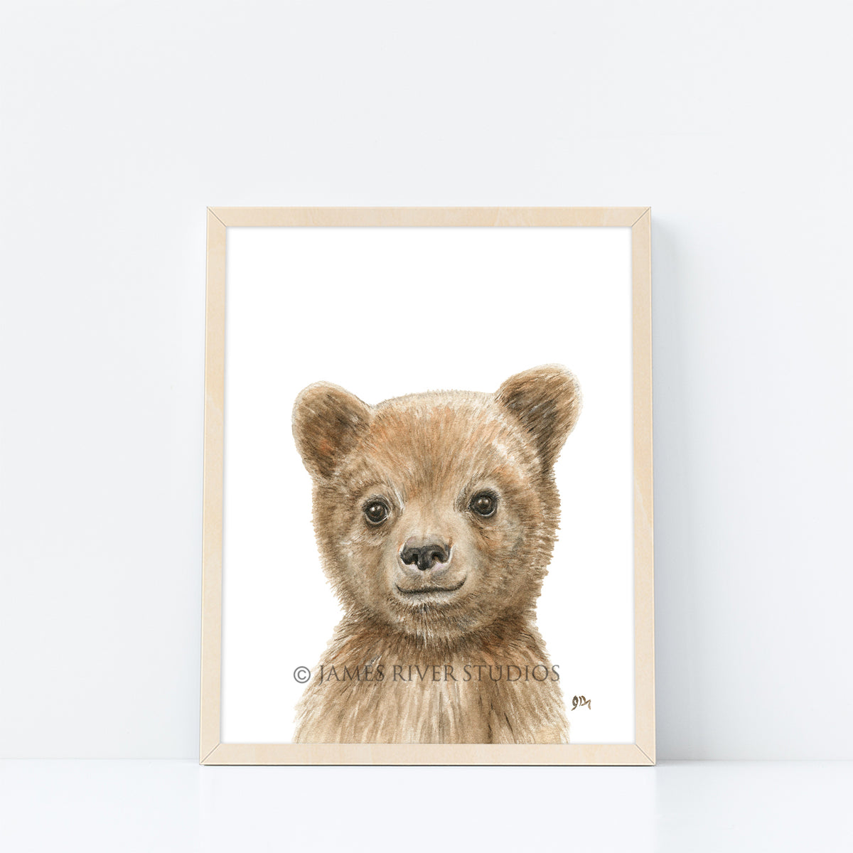 Woodland Animal Portrait Print Set 3
