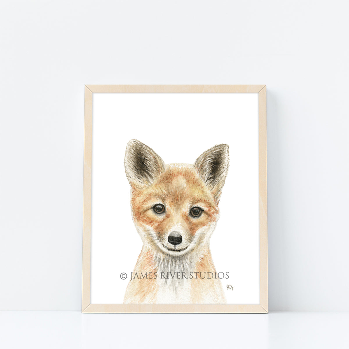 Woodland Animal Portrait Print Set 3