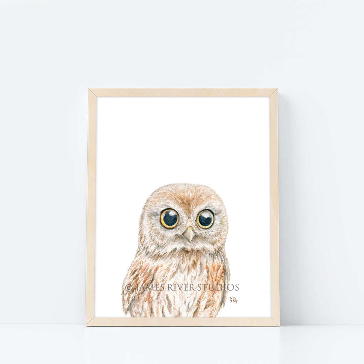 Woodland Animal Portrait Print Set 6