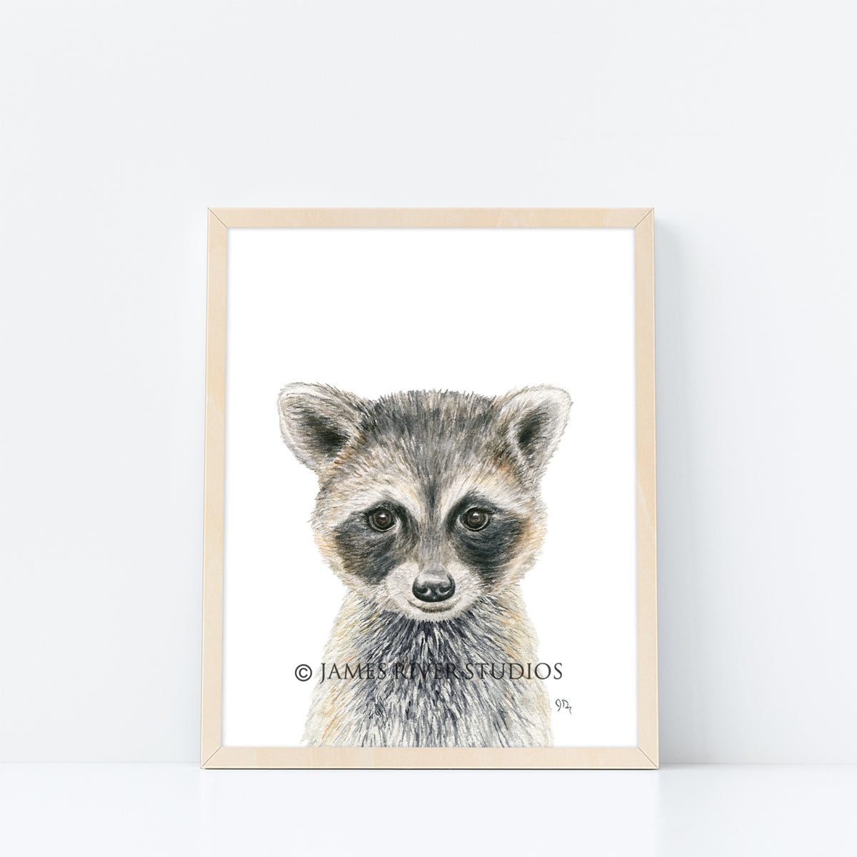 Woodland Animal Portrait Print Set 6